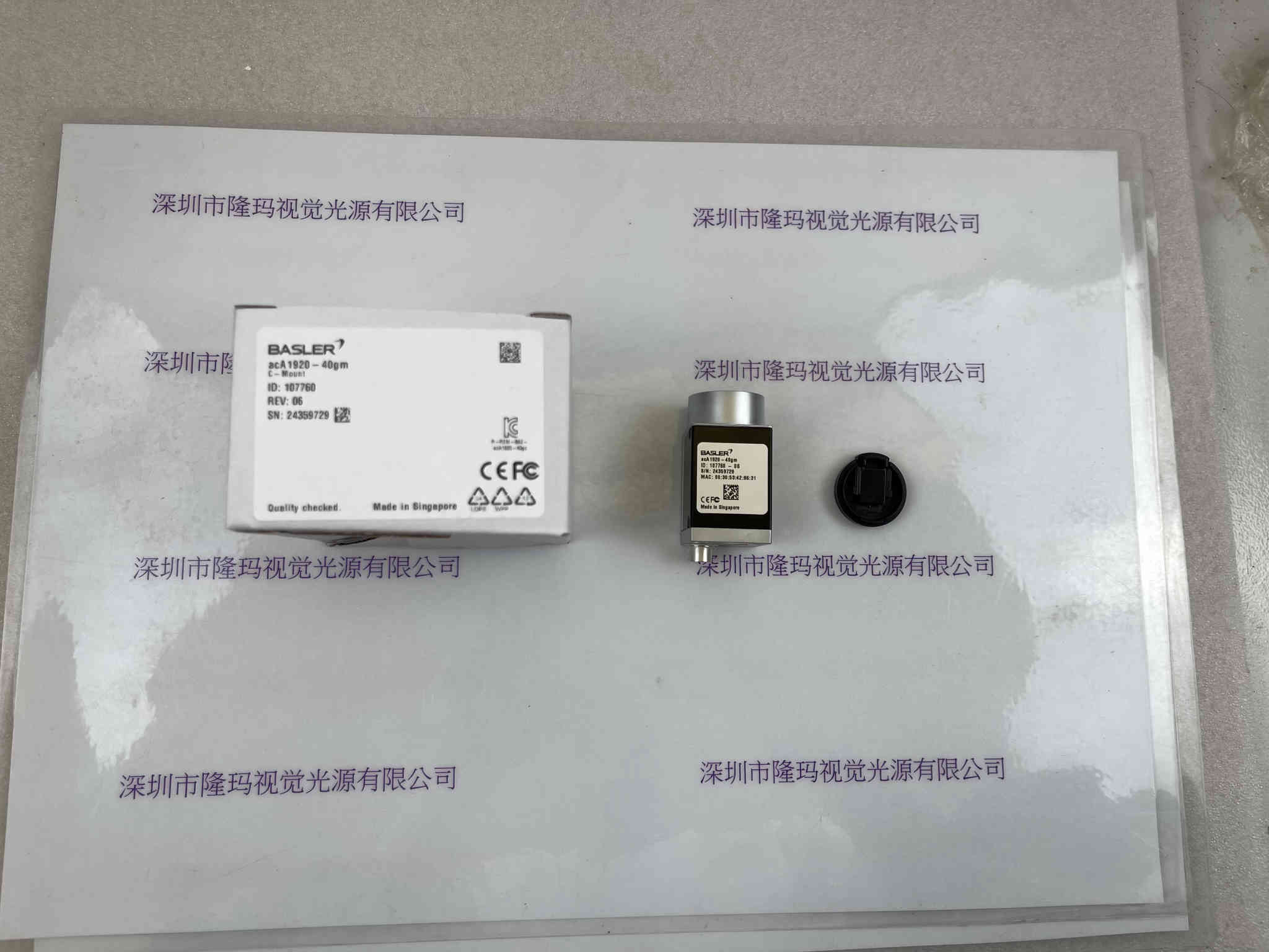 basler巴斯勒 工业相机  aca1920-40gm