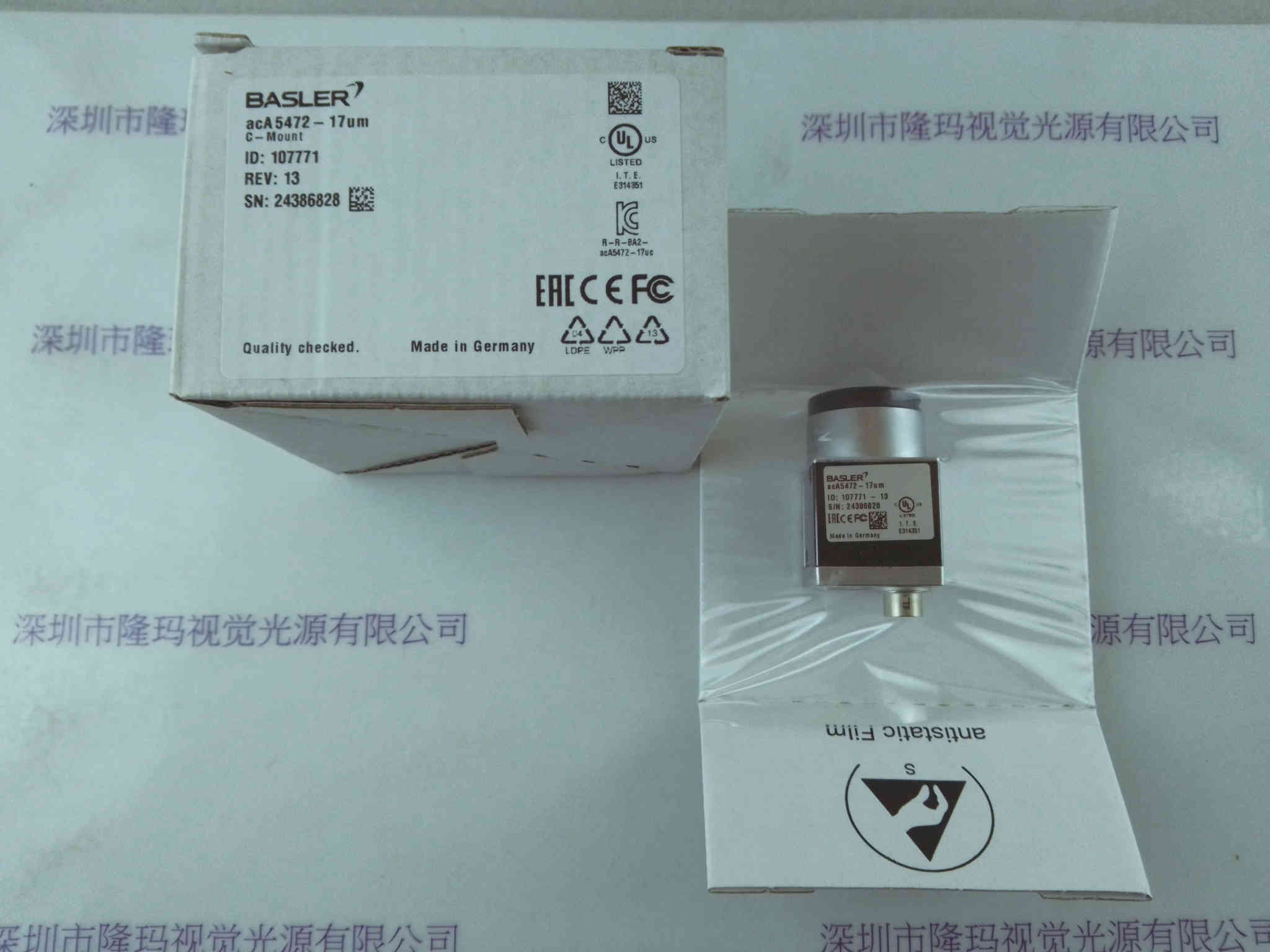 BASLER巴斯勒  工业相机  ACA5472-17UM