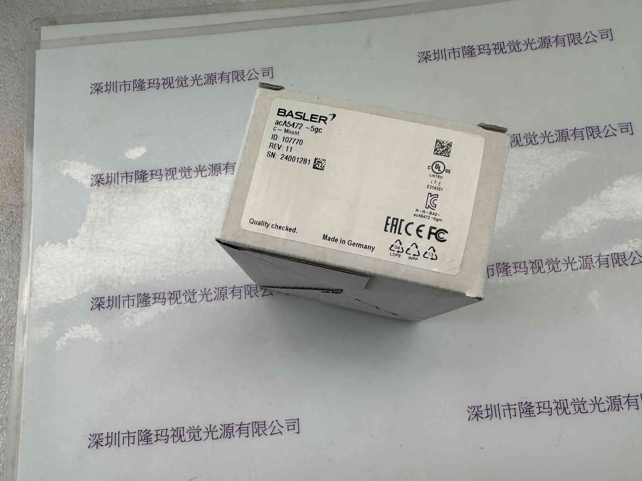 BASLER巴斯勒  工业相机 acA5472-5gC