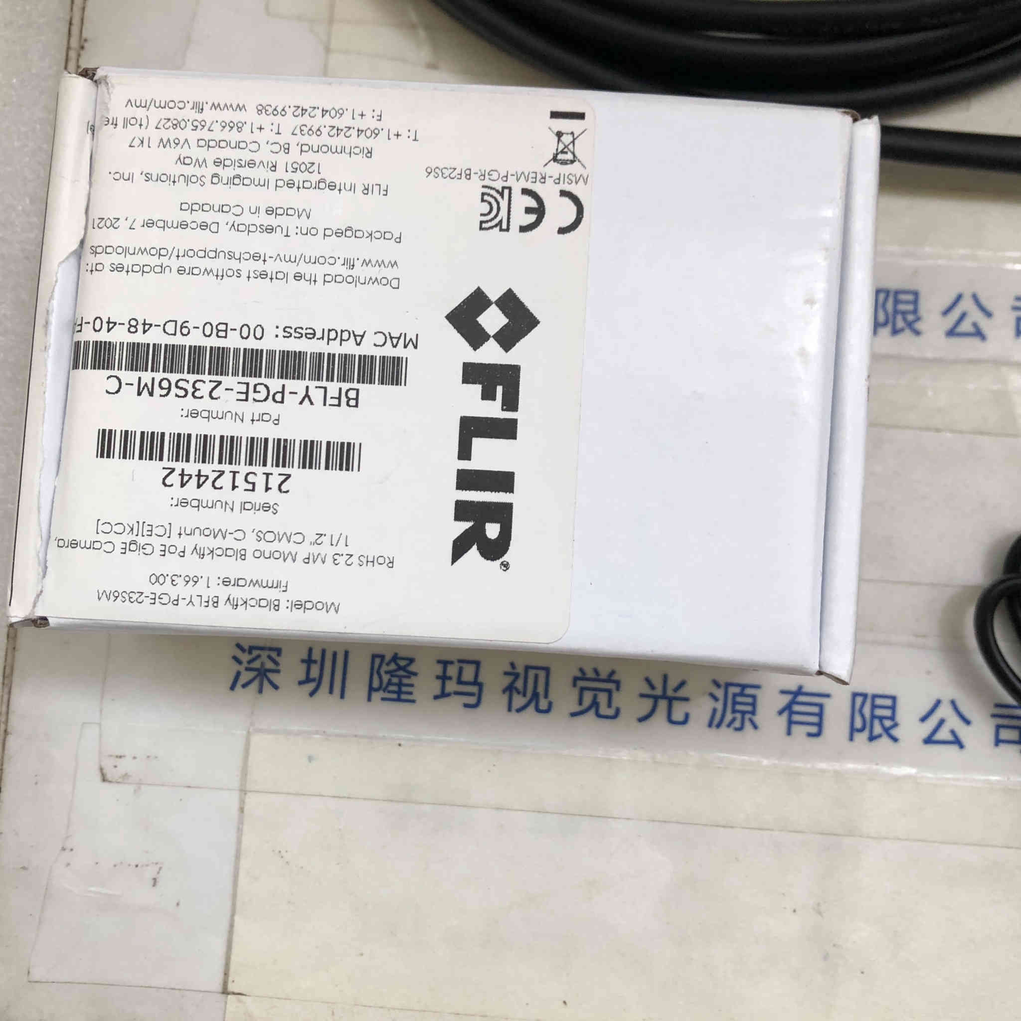 Point Grey灰点  工业相机  BFLY-PGE-23S6M-C