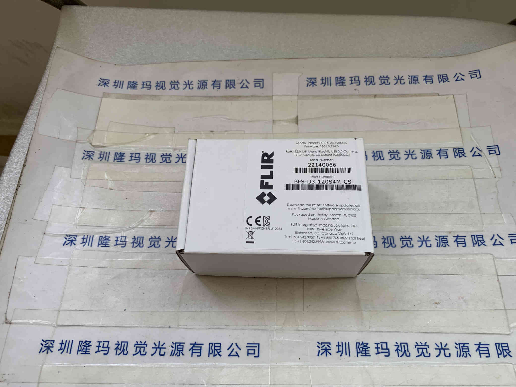 Point Grey灰点 BFS-U3-120S4M-CS工业相机 
