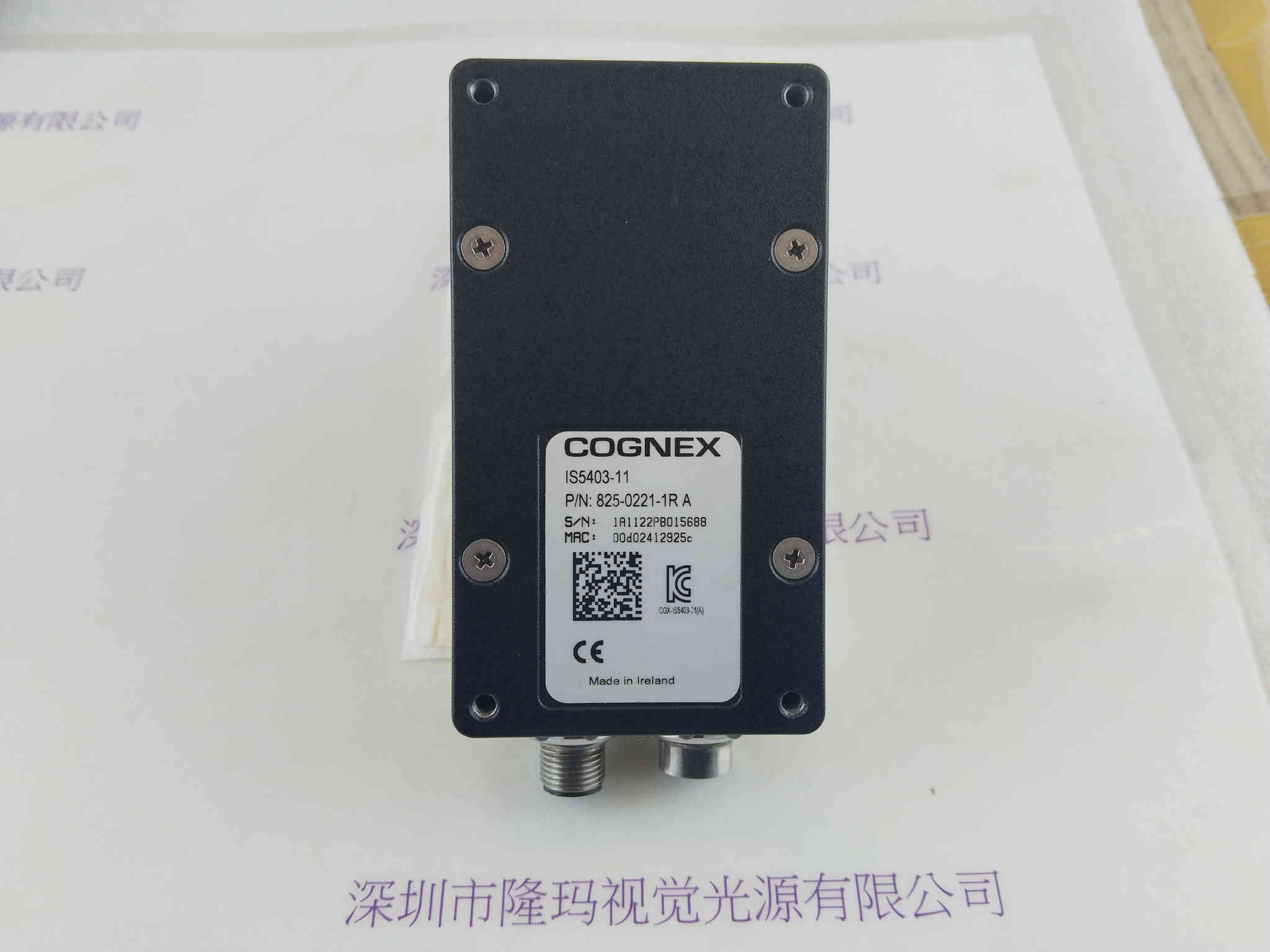 COGNEX康耐视  IS5403-11 PN：825-0221-1RA  821-0037-1R ReB 工业相机带5018镜头
