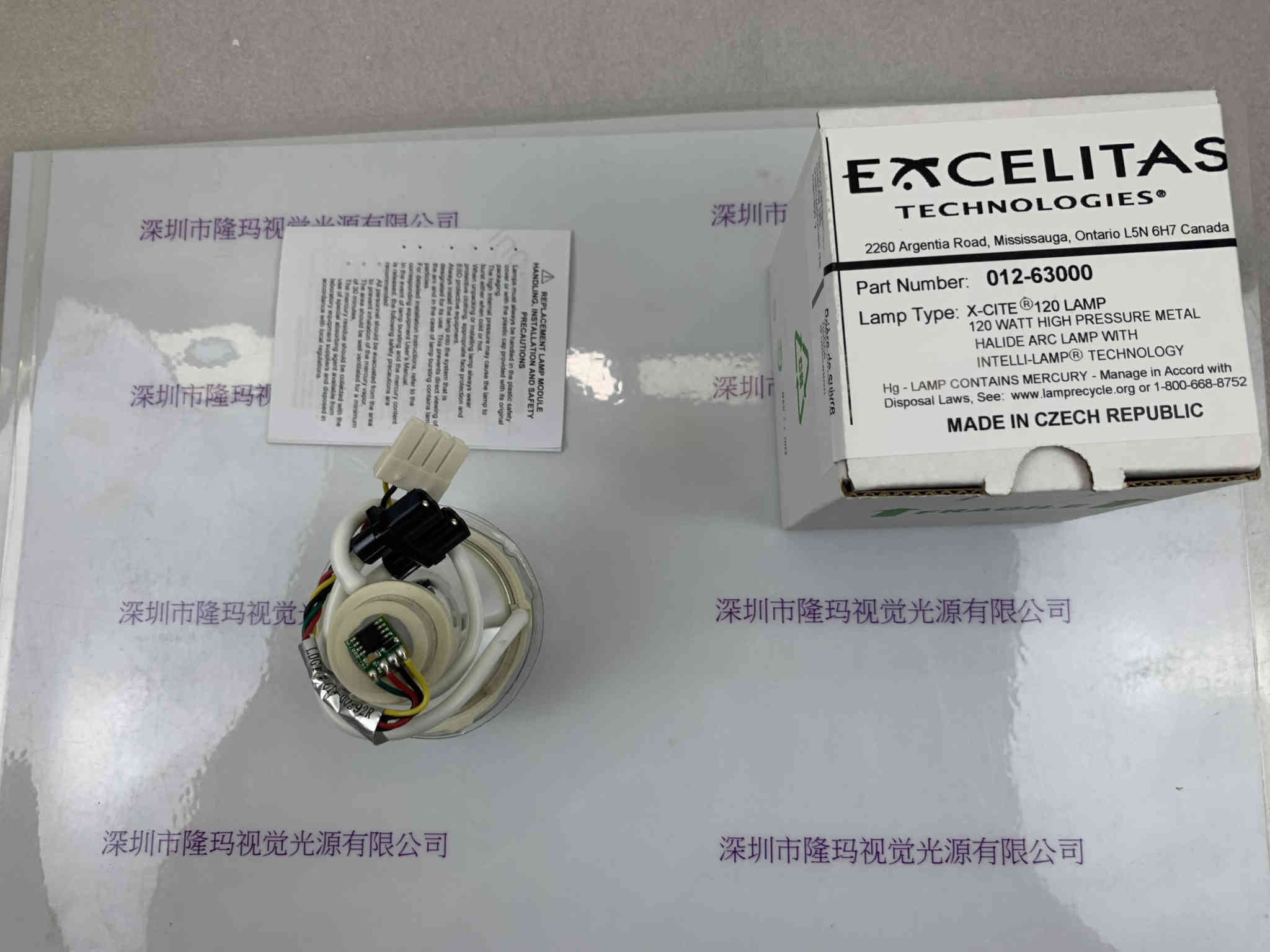 EXCELITAS埃塞力达   012-63000   荧光灯泡