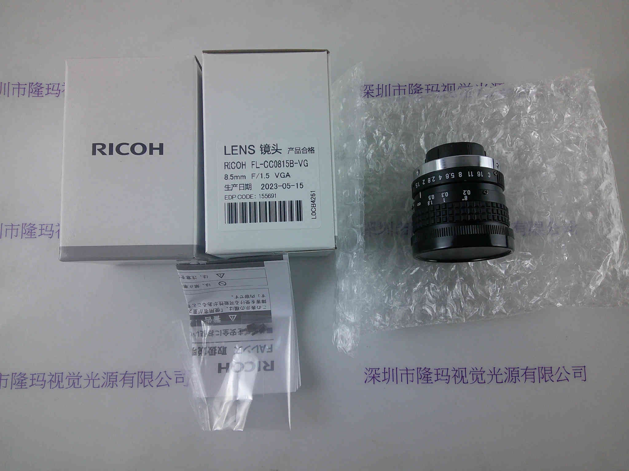 RICOH理光   FL-CC0815B-VG  工业镜头