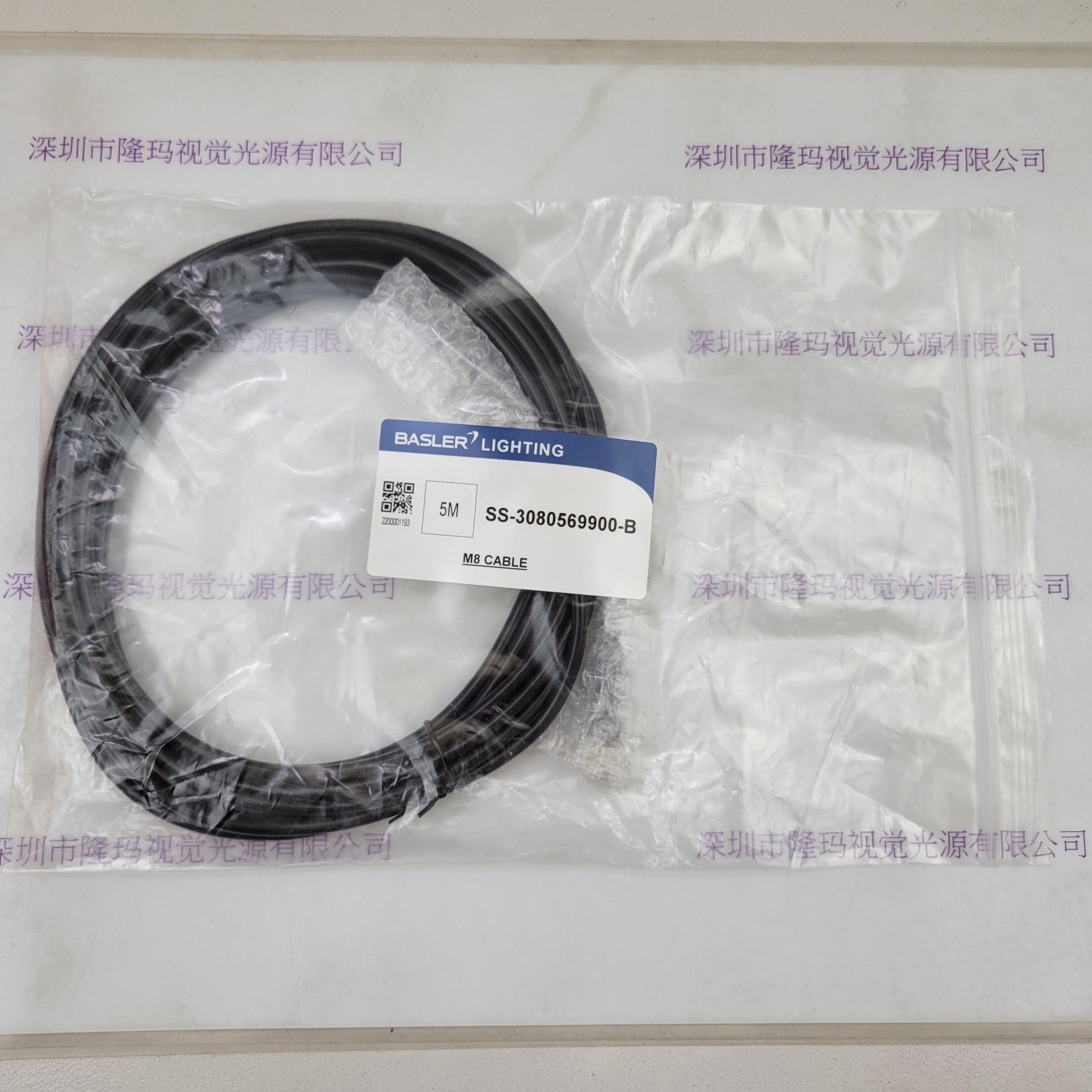 BASLER巴斯勒 BLC-BSL connect cable M8；5m（SS-3080569900-B） 光源线缆 